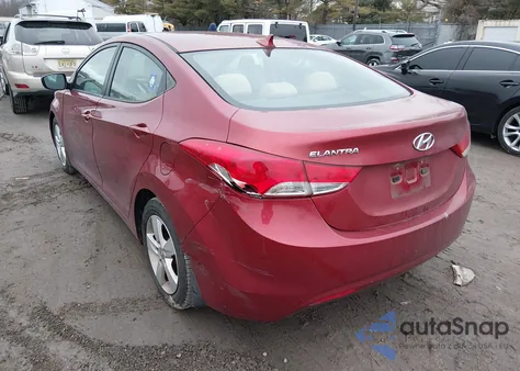 2013 Hyundai Elantra Gls from USA, damaged, VIN 5NPDH4AE8DH337293